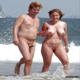 sexy nudist couples in holiday snapshots