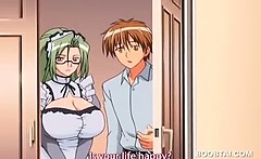 Pink Haired Busty Hentai Fairy Giving Tit Job