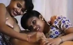 Indian Whores Playing With A Cock