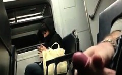 Jerking Off On The Train