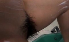 Masturbation in the shower with Mai Mori