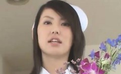 Sexy Japanese Nurse With Great Breasts