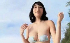 Japanese Babe At The Beach Non Nude