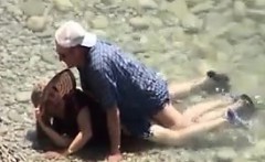 Old Couple Fucking Outside At The Beach