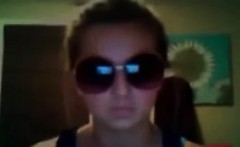 Naughty Teen Wearing Sunglasses