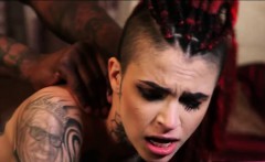 Punk Tattooed Leigh Raven Pounded By Big Black Cock