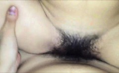 Hairy Asian Couple Haviing Vaginal Sex - Pov