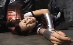 Japanese schoolgirl is tied up and tortured by her sadistic