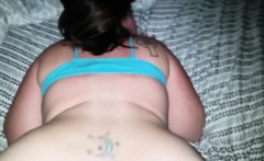 BBW takes lovers creampie