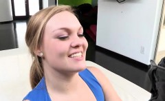 Pretty teen babe Summer Daize pounded by huge hard cock