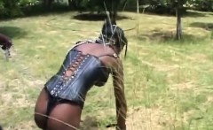 African slave gets bound up in nature