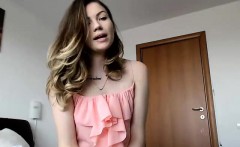 Amateur Blonde Housewife Strips On Webcam