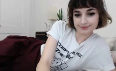 Webcam college teen teasing big buttock