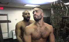 Hot Ray Diesel and Trey Turner fucking in a workshop
