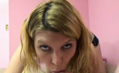 Brianna Stars is on her knees for a POV blowjob