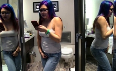Female pee desperation tight jeans pissing omorashi 2018