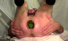pepper in my ass hole, very big vegetable