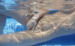 Underwater Fantasies Of Brunette Woman