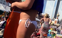 White Bikini Cant Hide Her Camel-Toe