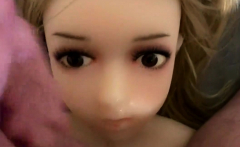 Face fucking Yumi 2 (100cm sex doll)