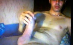 Smooth Turkish Guy Wanking Huge Thick Cock On Cam