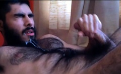 full hairy young man cum in mouth