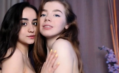 Teen party lesbians lick and finger