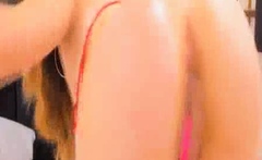 Sexy Babe Inserting Pink Dildo Till Cum