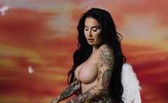Big tits Joanna Angel on wings of lust