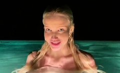 Linsey Donovan Nude Pool Tease Video Leaked